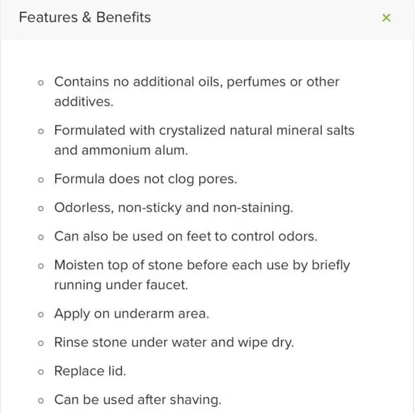 Norwex crystal deodorant - Picture 6 of 7